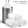 4-Gallon Thickened Drawstring Trash Bags, Portable for Home Kitchen/Dorm, Strong Household Garbage Bags RQSL-WM-0063-51