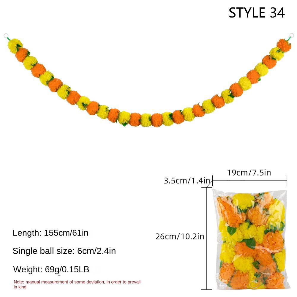 Indian Style Fake Plant 140-160cm Home Party Decor For Halloween Day of The Dead