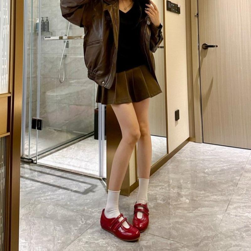 Fashion Spring 2025 New Casual Mary Jane French Flats