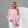 Women's Daily Casual Long Sleeve Mid Collar Top
