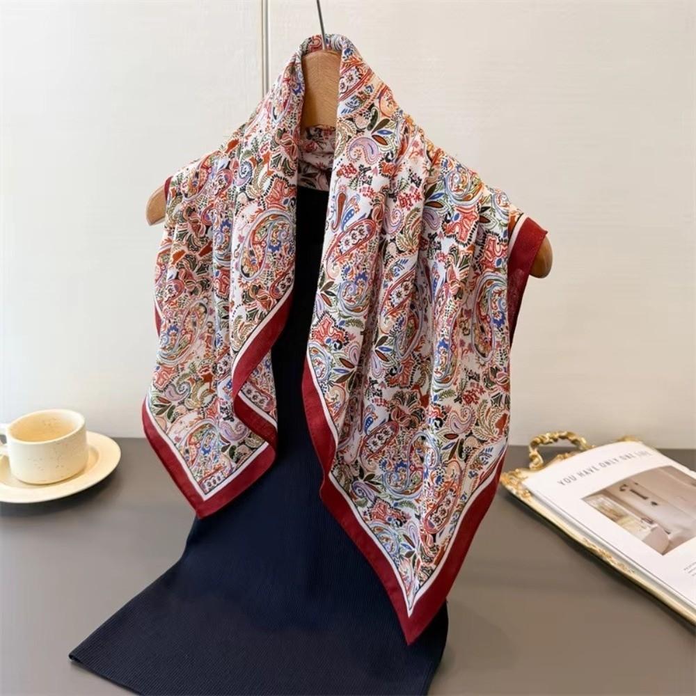 Lightweight Headscarf Warm Bandana Wraps Fashion Square Scarfs  Women