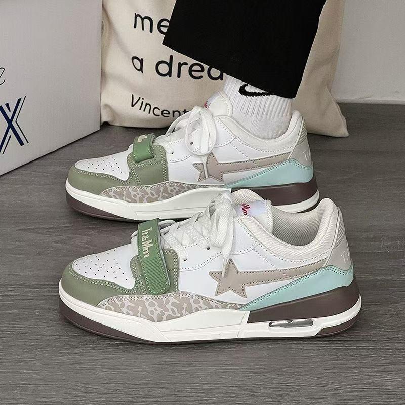 Original Ungdom Herr Dam Platta Sneakers Lyxiga Bekväma Plattform Casual Brädskor Trend Mångsidig Parsko