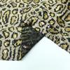 1yard 3D Sequin Embroidered Large Leopard Print Mesh Fabric Embroidery 3MM Beaded Lace Sequin Fabrics for Sewing Clothing