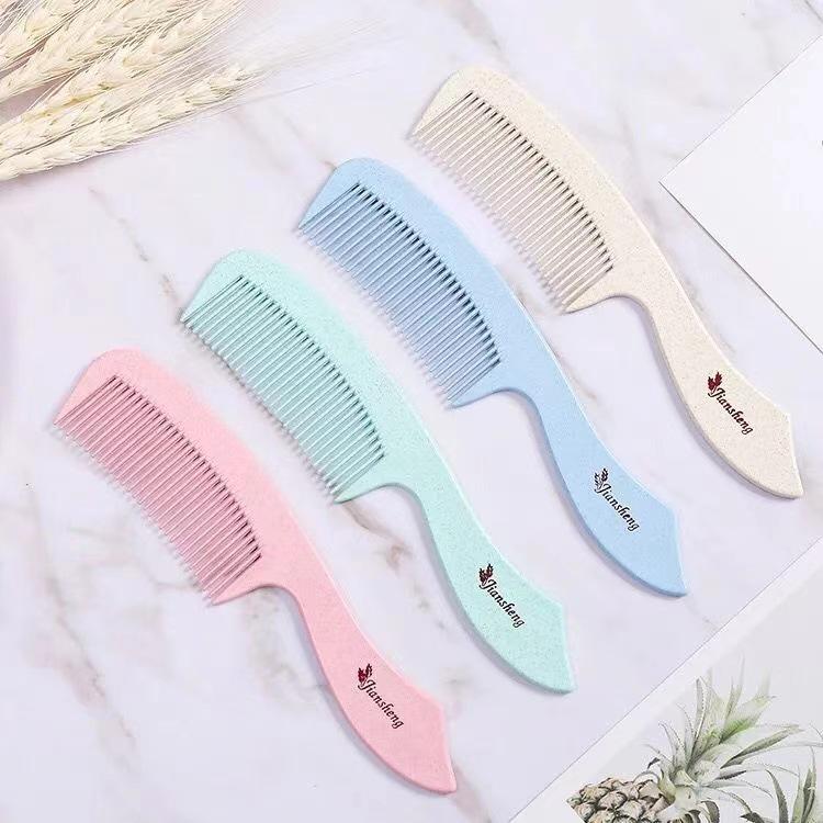 Korean Style Wheat Straw Hair Styling Comb for Men and Women with Independent Packaging, Multiple Options Available.