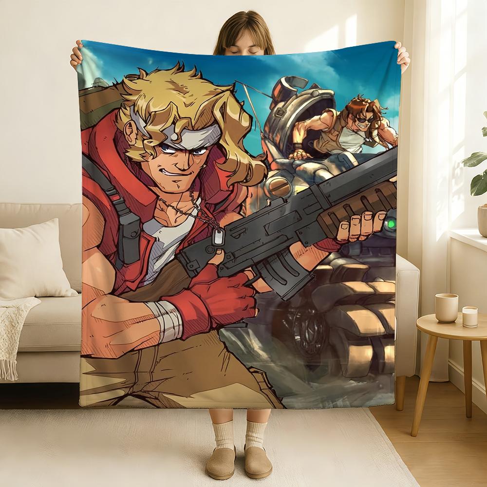 Game Metal Slug Tactics Blanket Soft and Skin Friendly For Couch Bed Napping Bedspread All Seasons Comforter 75x90cm