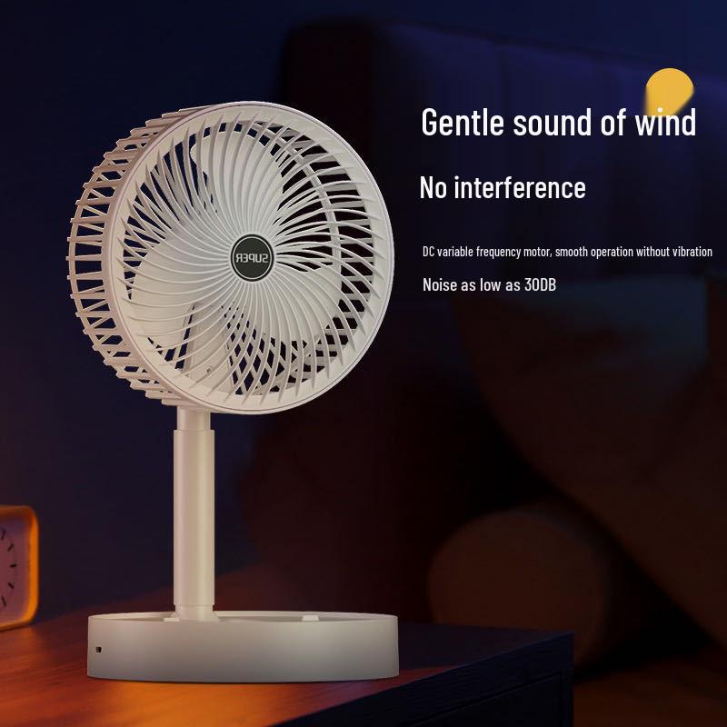 

Rechargeable 6-inch Foldable USB Desktop Fan - Compact, Powerful, Ideal for Dorms 16.5*9*16.5 cm