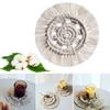 Handwoven Macrame Coasters Cotton Rope Braided Placemats Cup Pad Table Decor Heat Resistant Table Mat Cup