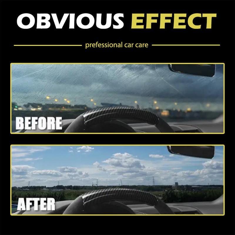 Car Window Cleaner Glass Cleaner Paste Car & Auto Glass Oil Film Paste Glass Film Removal Effective Mild Car Detailing Kit For