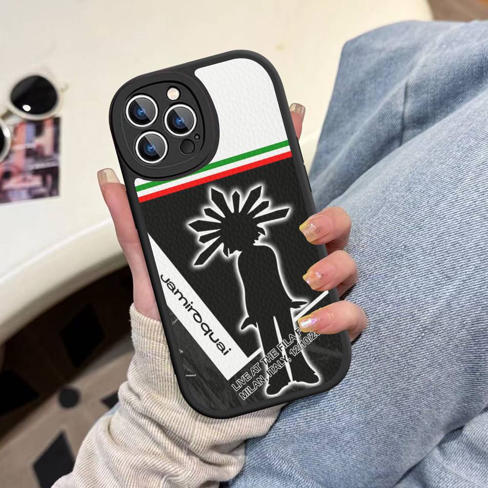 

Rock Band J-jamiroquais Phone Case For IPhone 16 15 14 13 12 11 Pro Max Plus Soft Leather Cover iPhone 15