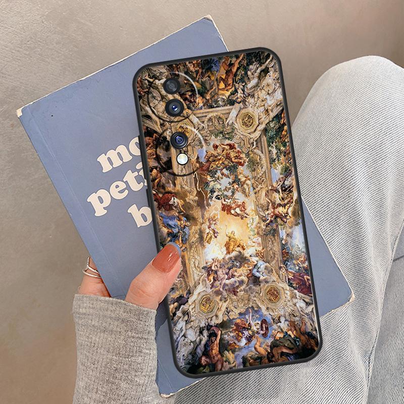 

Renaissance Famous painting Collage Case For Honor Magic 8 7 6 5 Pro Cover For Honor 400 200 X9c X9b X9a X8a X8b 50 70 90 Lite Honor Magic5 Lite