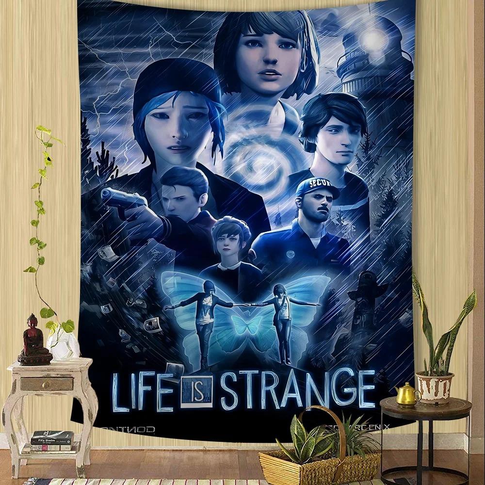 Tapestry stampata Life is Strange da appendere alla parete carta dei tarocchi gonna da parete hippie decorazione per dormitorio casa