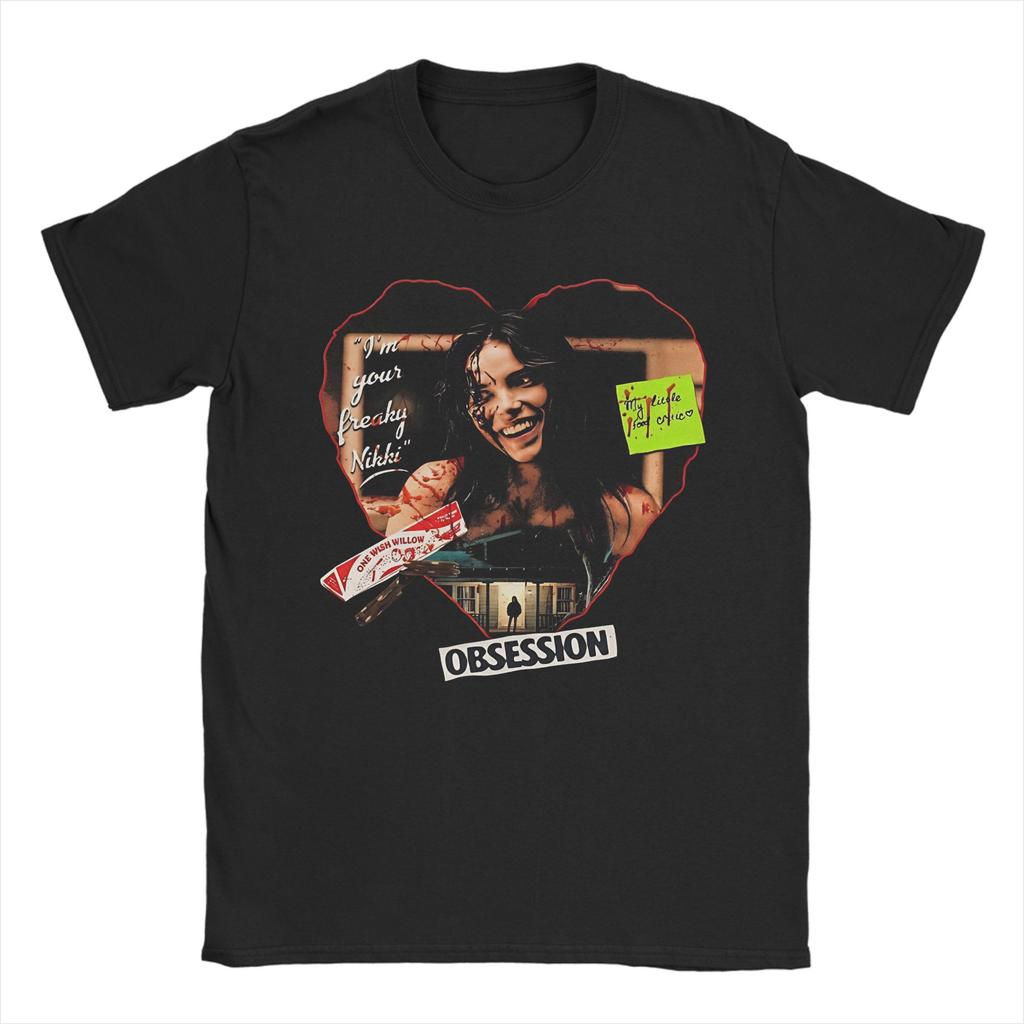 Obsession Film Unisex Unisex T-shirt Divertente Maglietta Manica Corta Girocollo T-shirt Cotone Idea Regalo Abbigliamento
