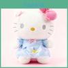 Cute Wear Dress Hello Kitty Plush Toy With Short Pile Fabric For Children And Bedroom Decor