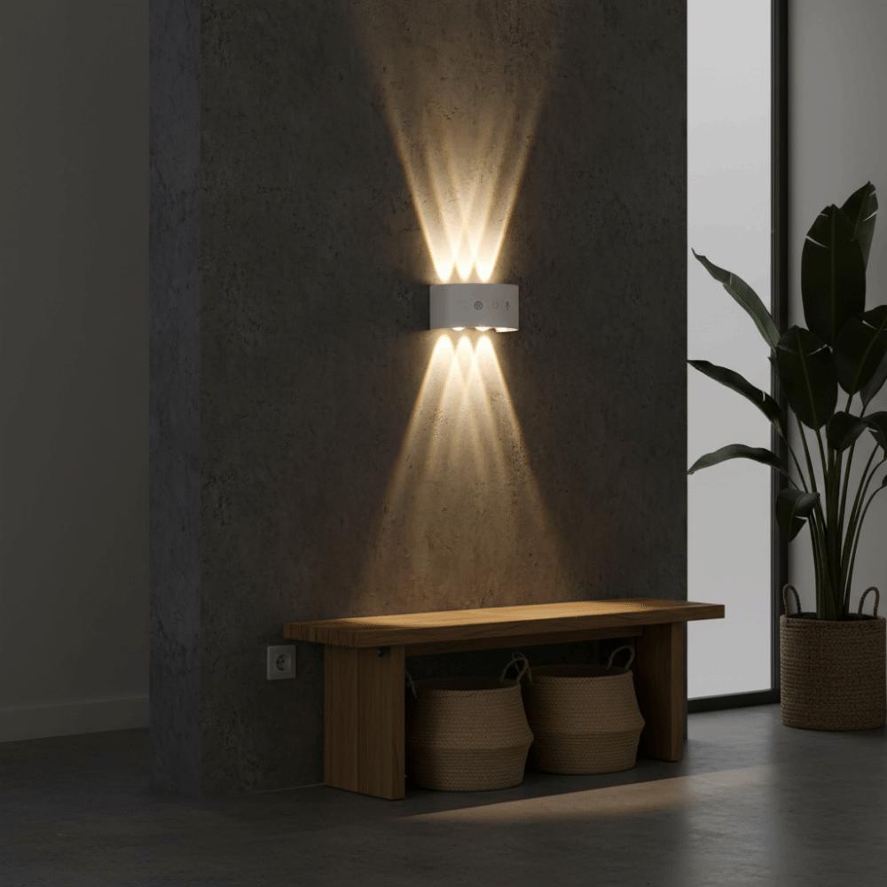 Waterproof LED Wall Light 3 Color Light Sconce Light PIR Motion Sensor Wall Lamp  Bedside Lighting