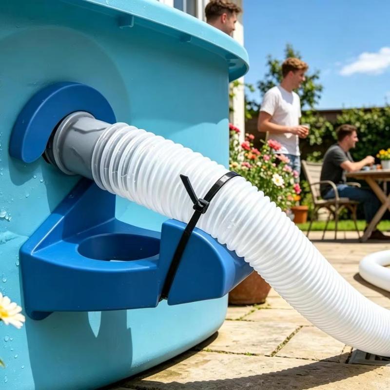 Rutschfeste Auslaufsichere Poolrohrhalter Rohraufhänger Für Innen Außen Garten Bauernhof Strand Party Wasserrohrbefestigung
