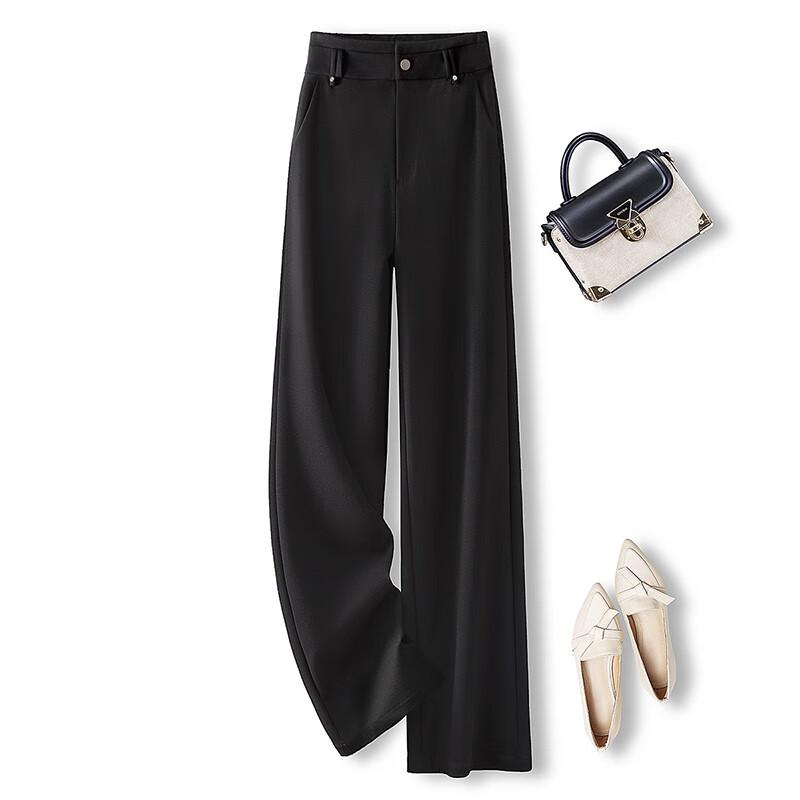 Sishe Women's High-Waist Wide-Leg Casual Pants