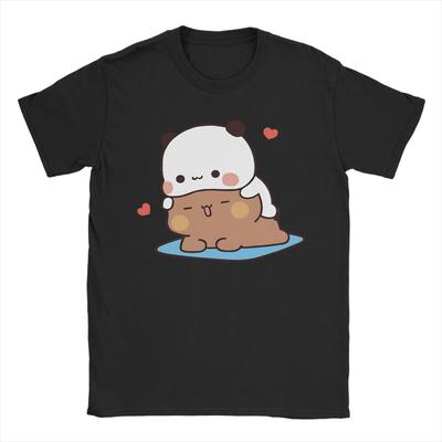 Dudu Bubu Tričko Letní Láska Harajuku Trička Pánské Bavlněné O-výstřih Nadměrné Oblečení Krátký Rukáv Vintage Top