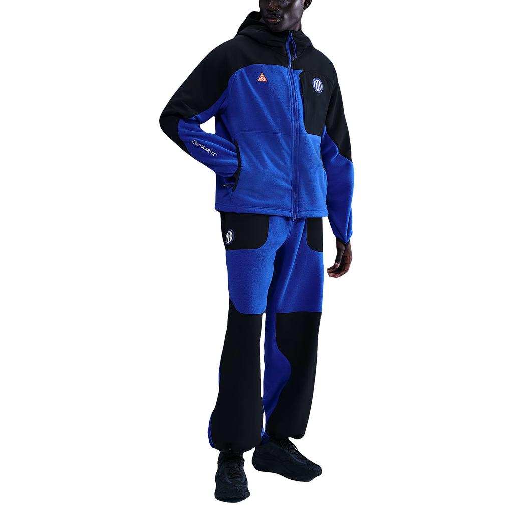 Nike × Inter Milan ACG Series Wolf Tree Plus SE Woven Hooded Zip Long Sleeve Fleece Jacket Men jackets IB3850-010