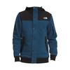 Loose Fit Hooded Logo Print Long Sleeve Jacket Men Jackets Blue NF0A3XEFHDC