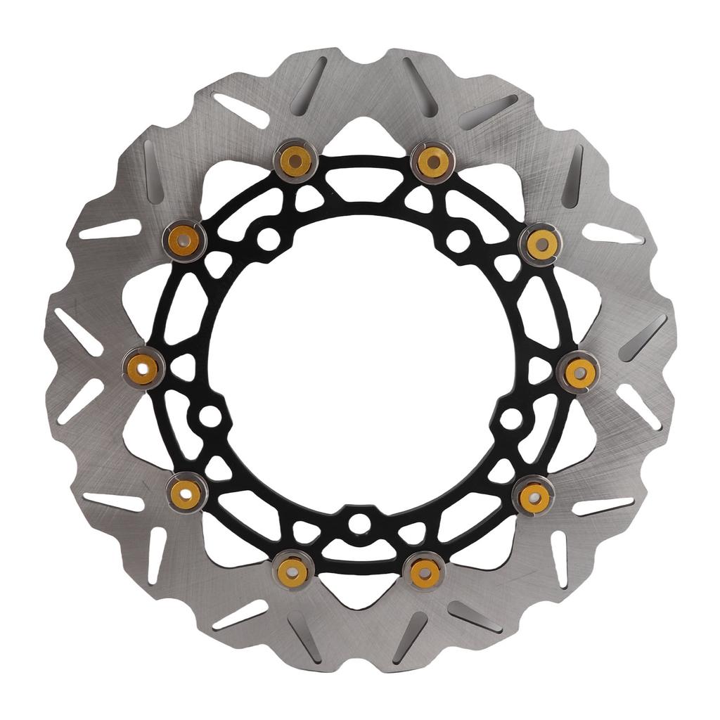Motorcycle Front Brake Rotor 300mm CNC Stainless Steel Improve Braking Stability Replacement for