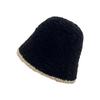 Fashionable And Soft Black Cotton Bucket Hat For Women Ideal For Fall And Winter