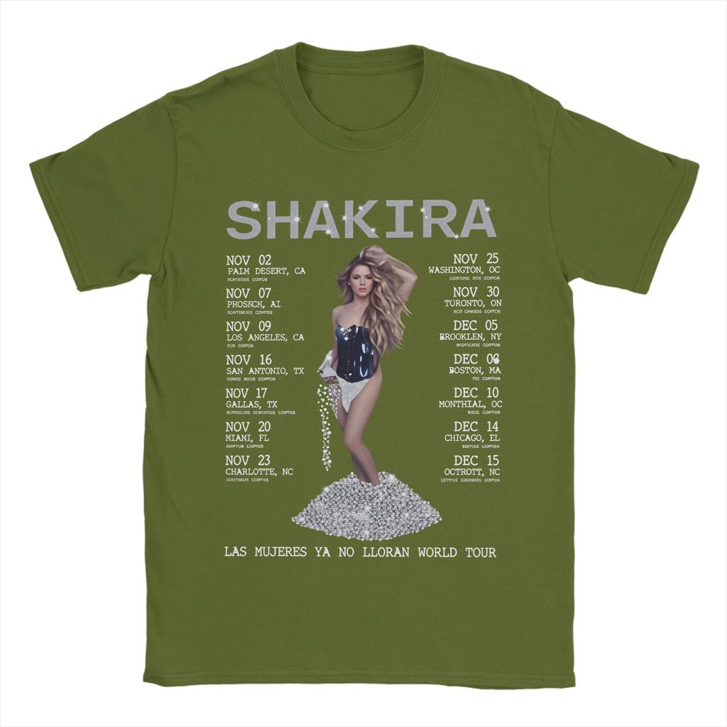 Shakira Colombia las mujenres ya no lloran T Shirt Unisex Streetwear TShirts Summer Breathable Tee Shirt Oversized Clothes