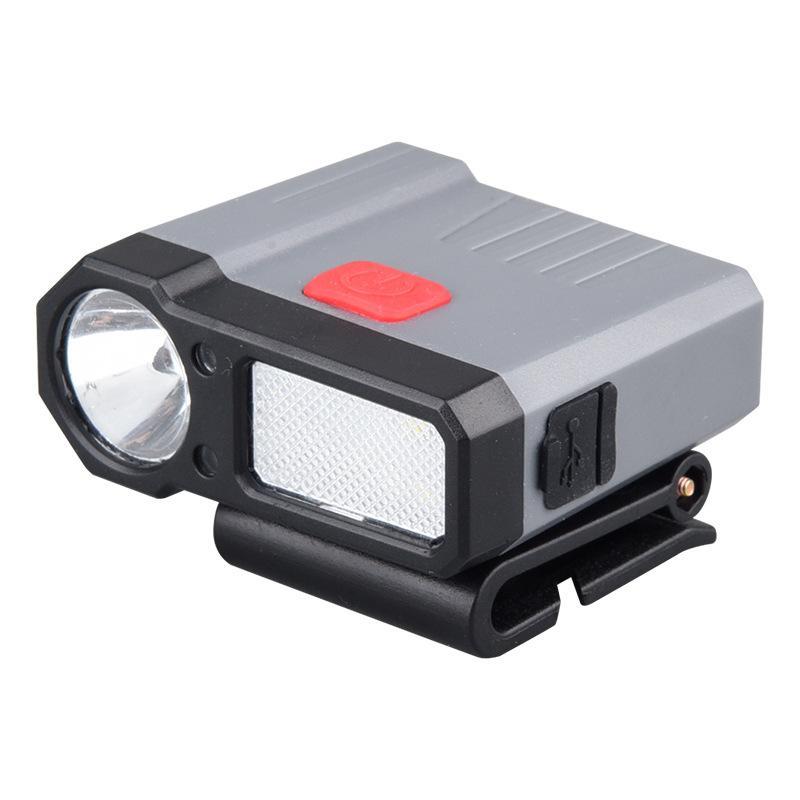 COB LED Clip Headlamp Waterproof Intelligent Induction 1 PCS High Brightness for Fishing Camping Night Running
