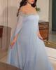 2023 Spring Summer Elegant High Waist Chiffon Evening Gown with Pearls