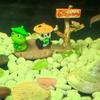 Mini Fishing Decorative Ornaments Fish Tank DIY Landscaping Ornaments Panda Fishing Ornaments Cartoon with Fishing Rod