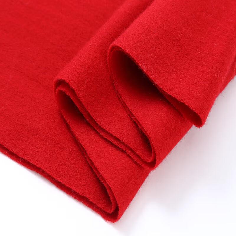 Hengyuanxiang Red 100% Wool Scarf