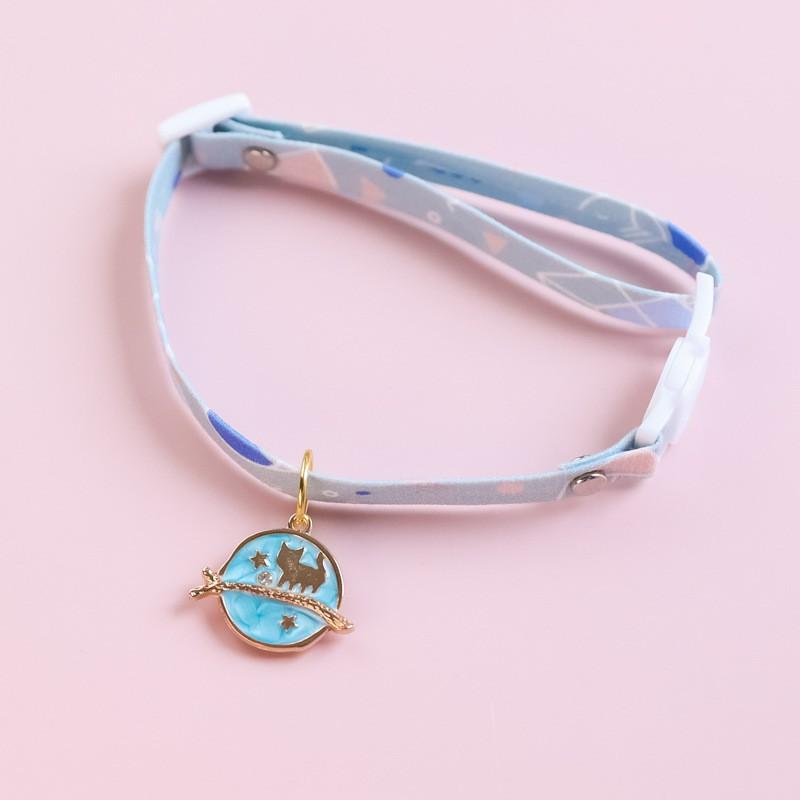 Cartoon Pet Collar Cute Bell Safety Buckle Necklace Cats Dogs Small Pets