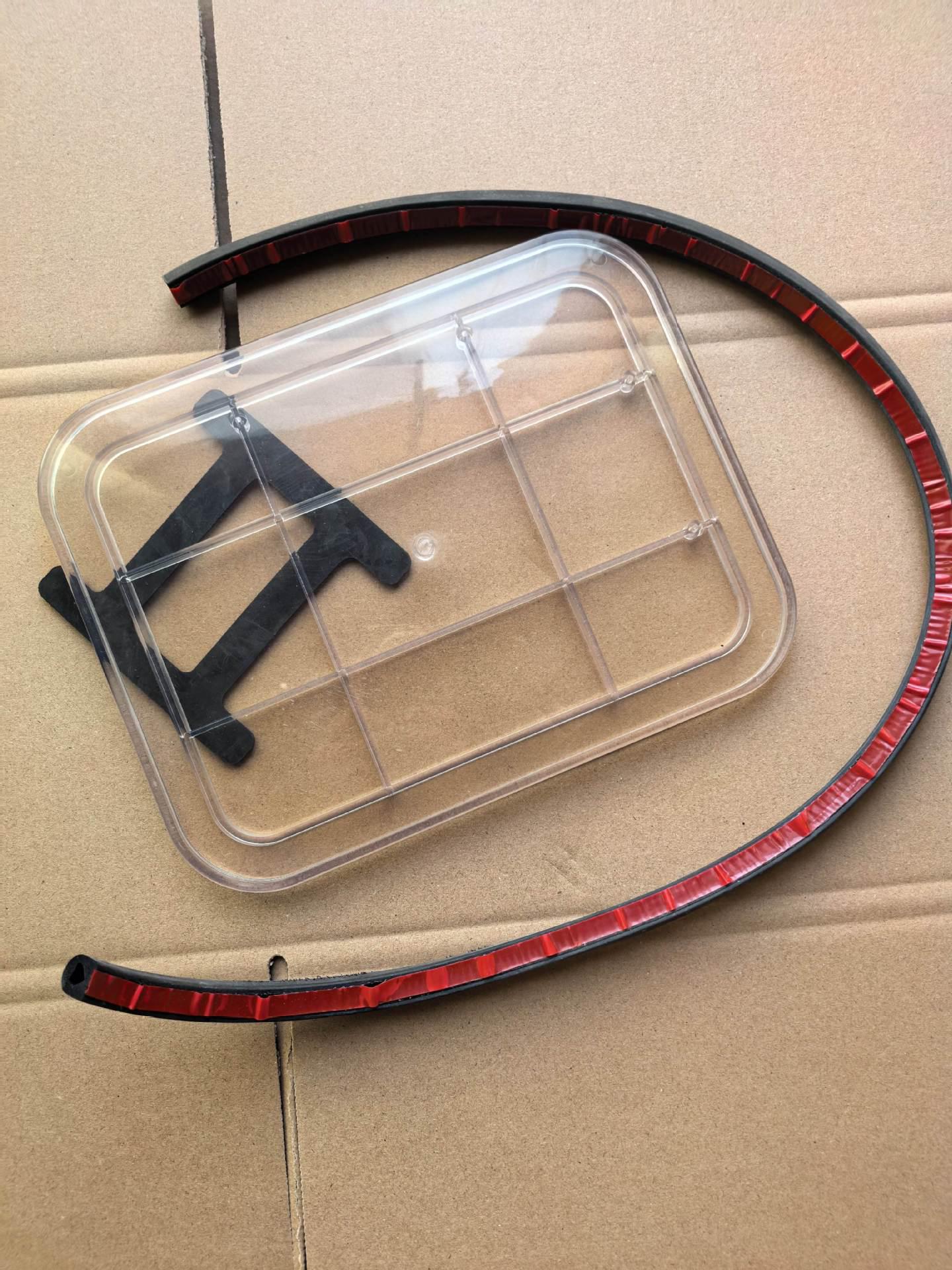Transparent Plastic Lid Set for Floor Scrubber Sewage Tank Other