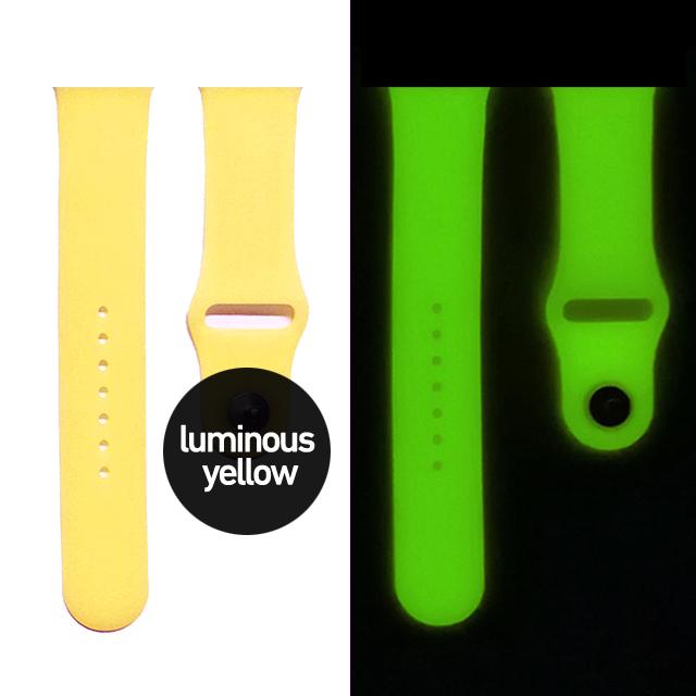 Świecący silikonowy pasek do Apple Watch Band 8 Ultra 49mm 7 6 se 5 4 40mm 44mm Sport Loop dla Iwatch Series 3 2 45mm 41mm 38mm