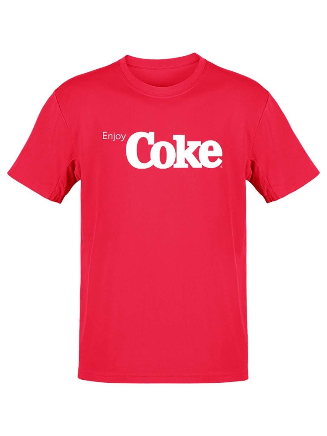 Coca-Cola Enjoy Coke Minimalist Classic Logo Men s T-shirt L