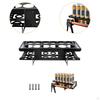 Caulk Tube Holder Organizer Practical Easy Installation Metal Heavy Duty Holds 12 Tubes Wall Mount