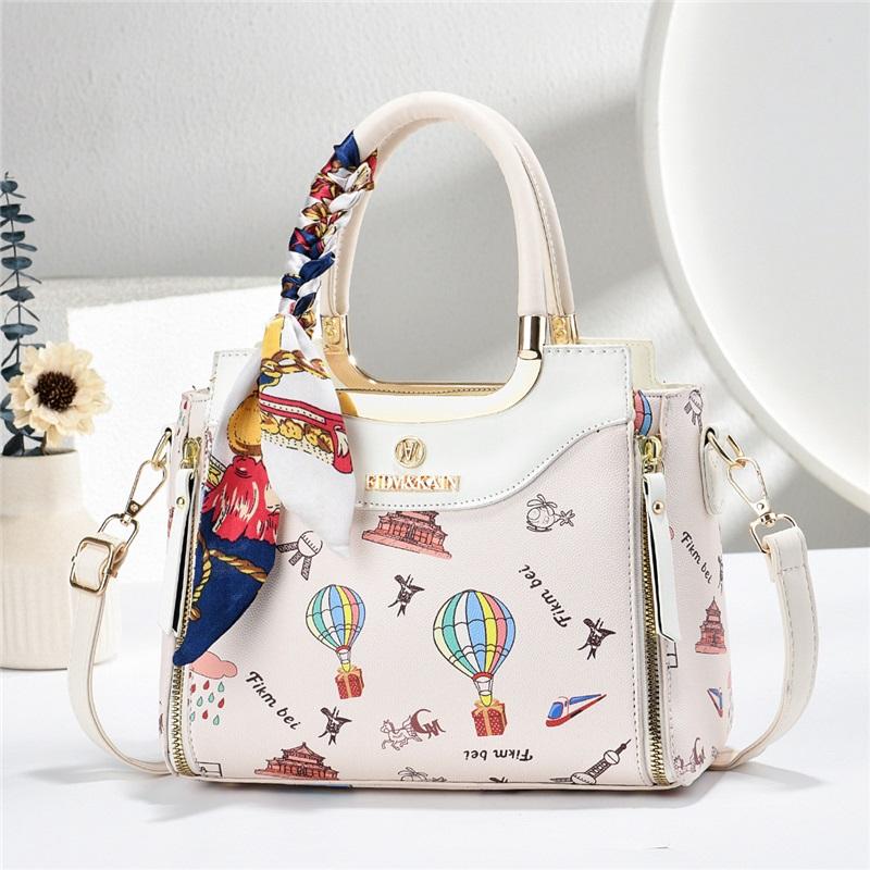 Women’s Trendy Light Luxury Printed Top Handle Bag, Fashion Shoulder Crossbody Purse For Birthday & Valentine’s Day Gift