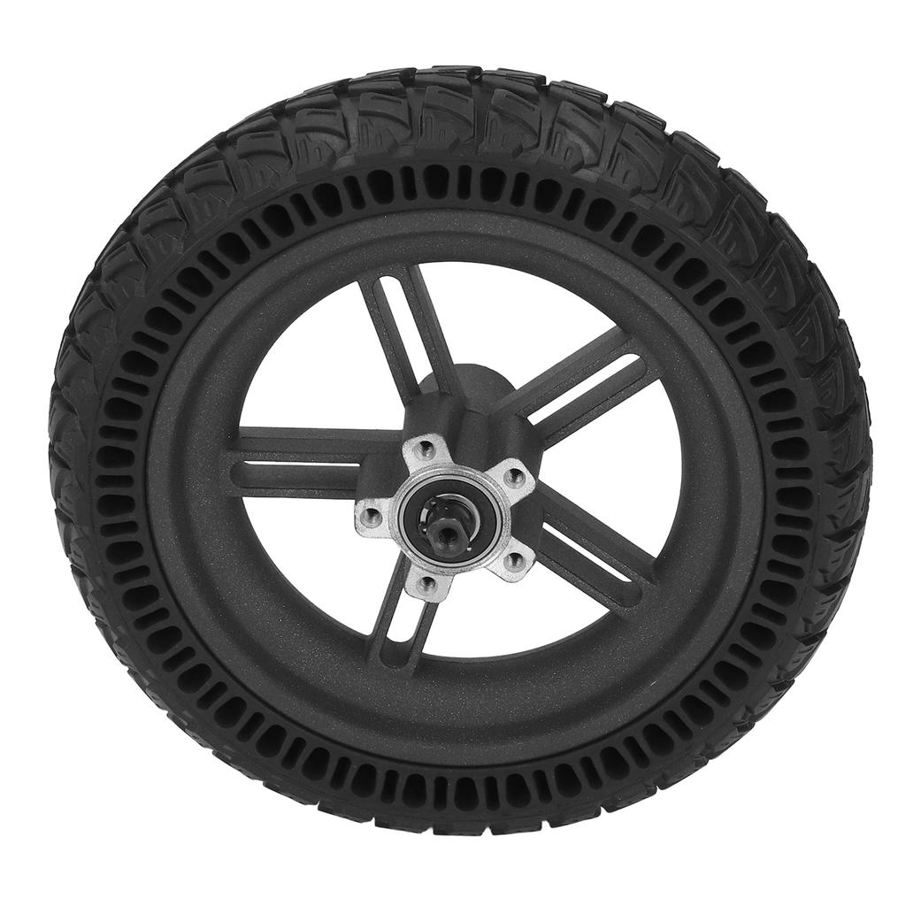 Electric Scooter Rear Wheel 9 Inches Scooter Solid Tire Wheel Hub Set for Xiaomi M365 1s Lite