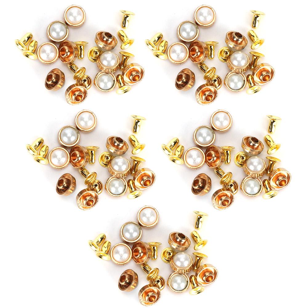 

100 Наборів Кольорові Кришталеві Заклепки 8ММ DIY Цинковий Сплав Декоративні Шипи для Багажу Одягу ВзуттяСиній