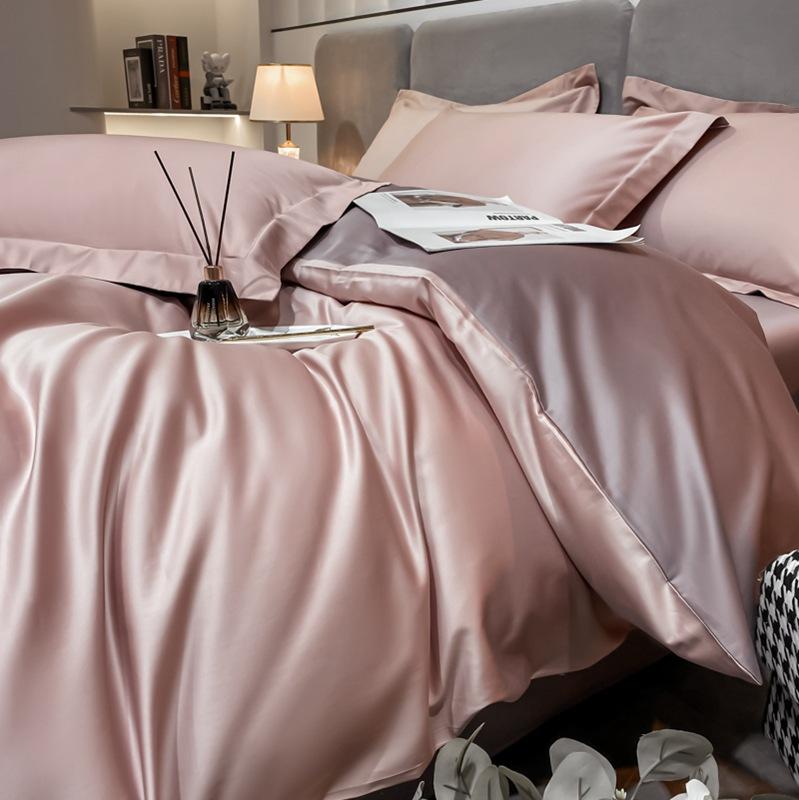 Class A 200 Thread Count Long Staple Cotton Four Piece Set Pure Cotton Bed Sheet Quilt Cover Four Seasons Light Luxury Nantong Bedding