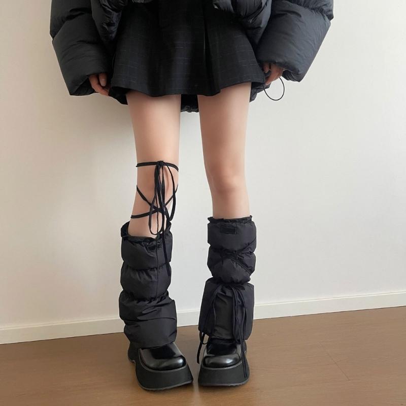 Women's Fashion Leg Warmers Winter Warm Long Leg Socks Sweet Students Girls 90s Boot Socks Party Casual Streetwear