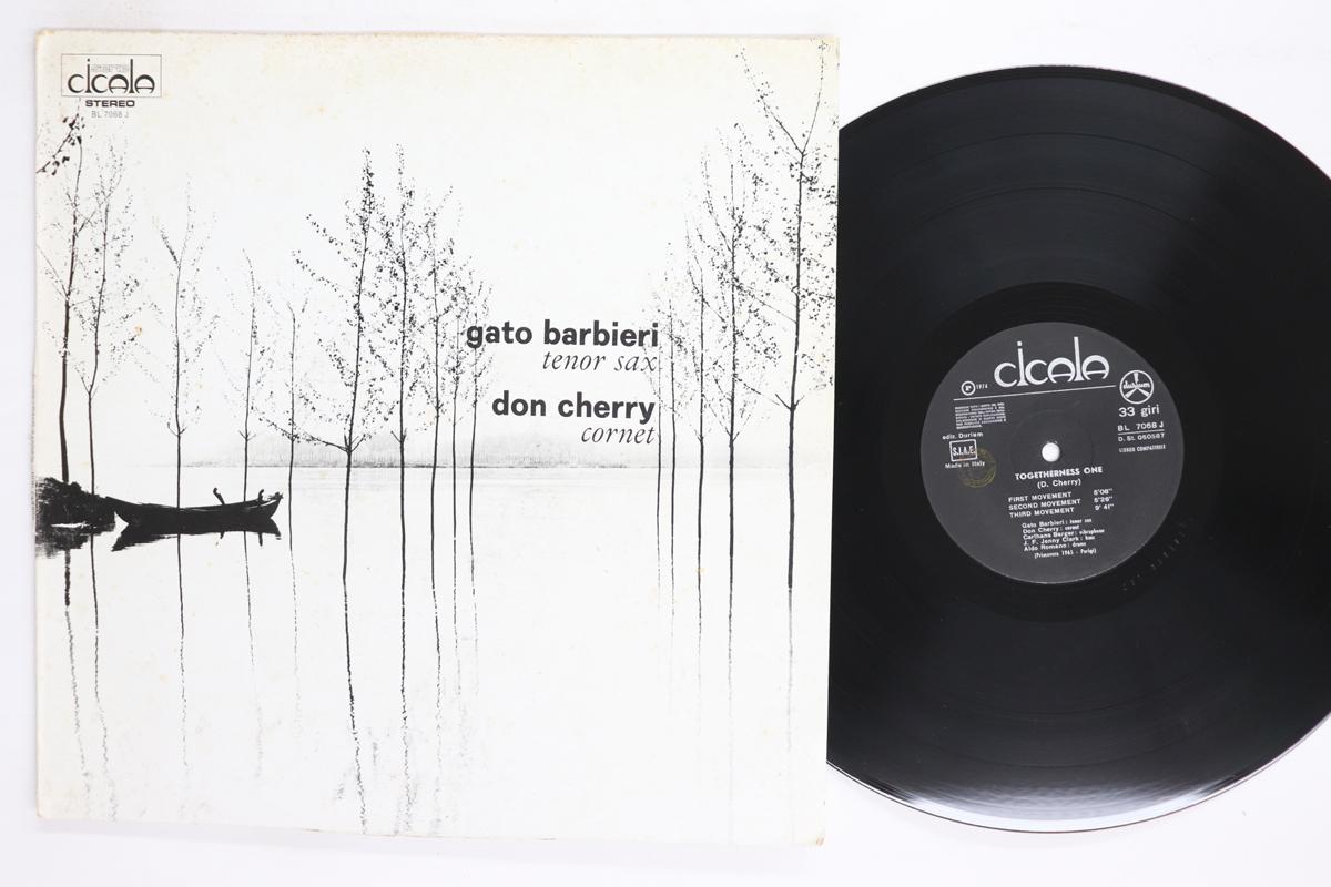 Виниловая пластинка GATO BARBIERI DON CHERRY Togetherness BL7068J DURIUM 1974 Италия Джаз Б/у