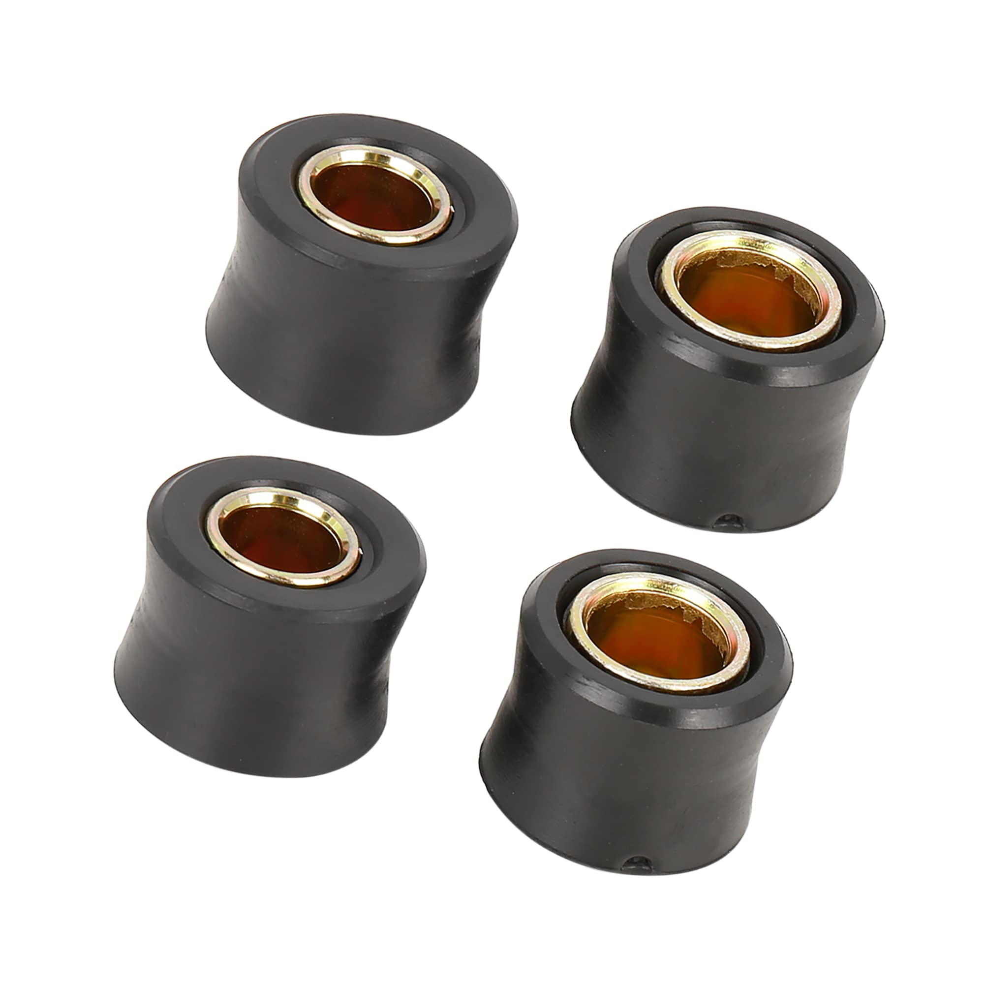 

ACROPIX 4 шт. Мотоциклетная втулка заднего амортизатора Кольцевая втулка Внутренний диаметр 10 мм 12 мм Черный чёрный