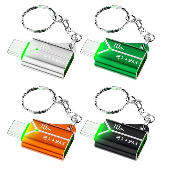 Adaptor Breloc USB3.0 la Type-C cu Transfer de Date OTG 10Gbps USB-C Portabil Tată