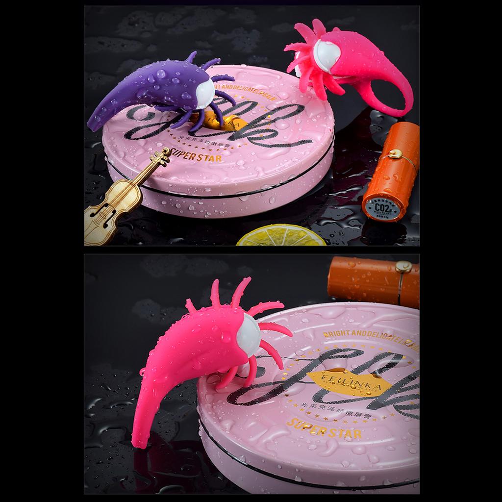 Wtoyu Vibrační kroužek na penis Vibrátor na olizování jazyka pro páry stimulátor klitorisu erekční kroužek pro dospělé