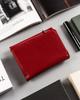 Classic, small women's wallet made of natural leather - Peterson