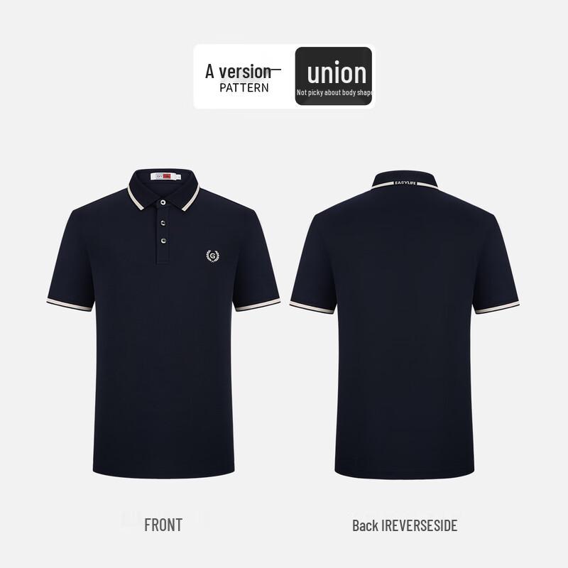 Goldlion GY Men's Short-Sleeve Casual Polo Shirt