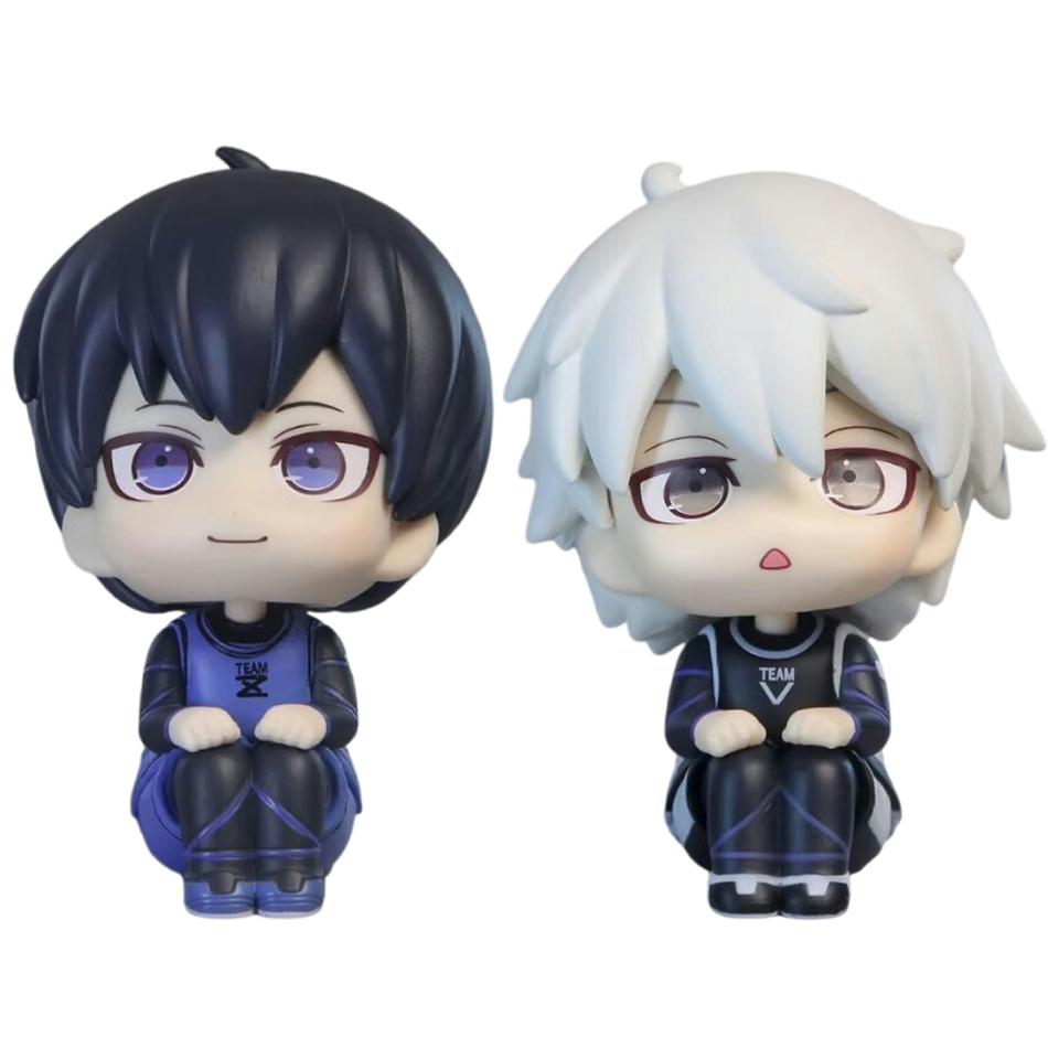 13Cm Anime Figure Blue Lock Nagi Seishiro Rin Itoshi Action Figures Collection Model Figurine Doll Ornament Children Toy Gift