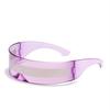 Future Cyberpunk Rimless Sunglasses Retro Sun Glasses Punk UV400 Mirror Eyewear Vintage Gothic Steampunk Party Glasses