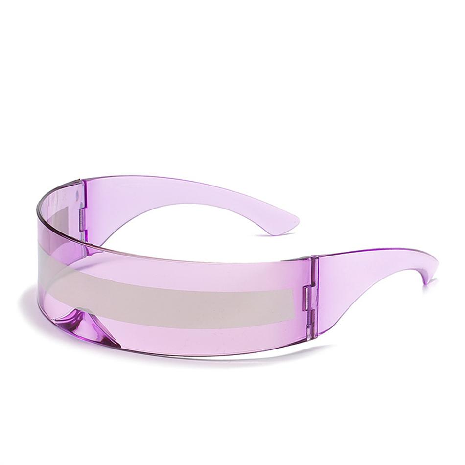 Future Cyberpunk Rimless Sunglasses Retro Sun Glasses Punk UV400 Mirror Eyewear Vintage Gothic Steampunk Party Glasses
