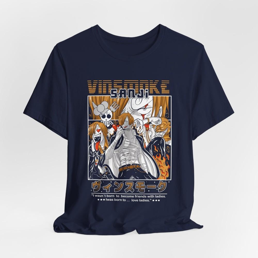 

Vinsmoke Sanji Anime Unisex TShirt | One Piece Manga Casual Streetwear Tee Unisex T-Shirt L